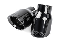 Load image into Gallery viewer, APR Double-Walled 3.5in Slash-Cut Tips - Diamond Black - Set of 2 - TPK0008