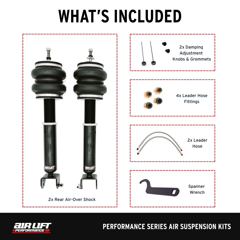 Air Lift Performance 14-24 Infiniti Q50 Air Suspension Rear Kit - 76511