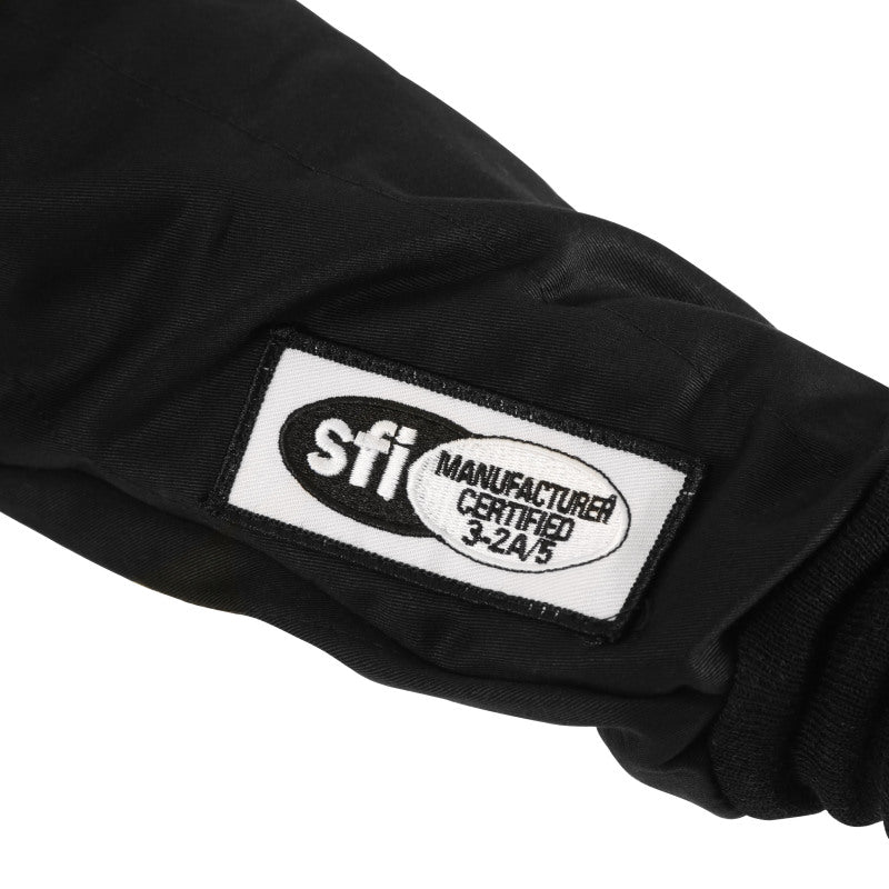 RaceQuip Black SFI-5 Jacket - Large - 121005RQP