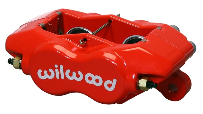 Wilwood Caliper-Forged Dynalite-Red 1.12in Pistons .81in Disc - 120-14932-RD