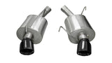 Corsa 2005-2010 Ford Mustang Shelby GT500 5.4L V8 Black Sport Axle-Back Exhaust - 14311BLK