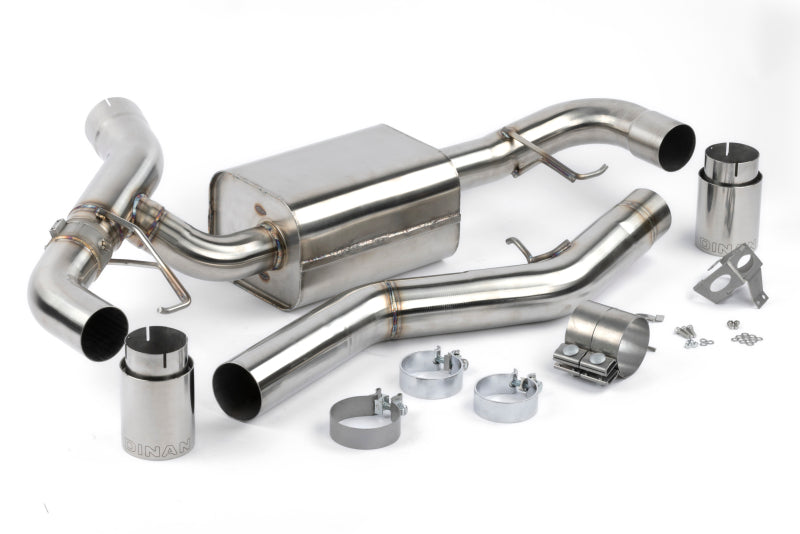 Dinan 19-26 BMW 330i (G20)/21-26 BMW 430i (G22) Valved Axleback Exhaust System - Polished Tips - D660-0091