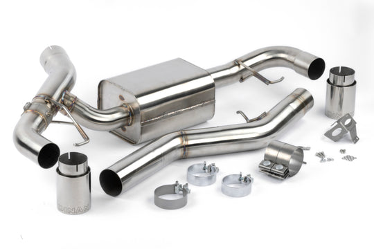 Dinan 19-26 BMW 330i (G20)/21-26 BMW 430i (G22) Valved Axleback Exhaust System - Polished Tips - D660-0091