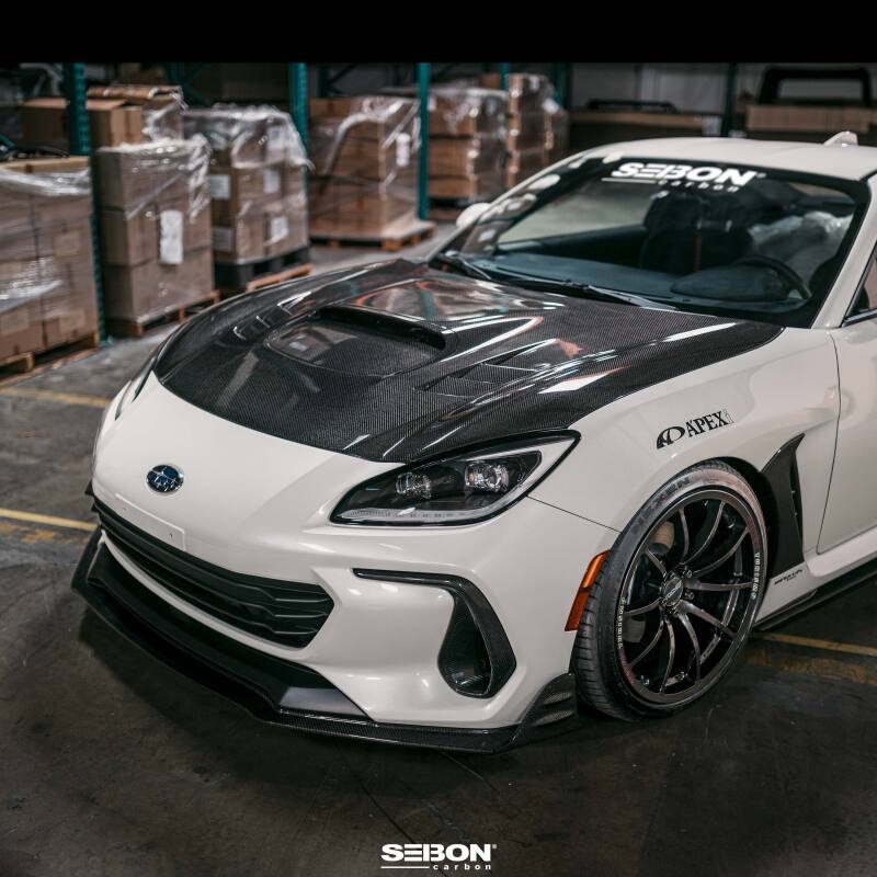 Seibon 22-23 Subaru BRZ MB-Style Carbon Fiber Front Lip - FL22SBBRZ-MB