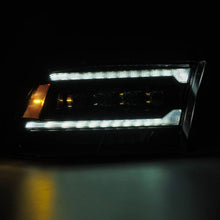 Load image into Gallery viewer, AlphaRex 09-18 Ram 2500 NOVA LED Proj Headlights Plank Style Alpha Blk w/Activ Light/Seq Signal/DRL - 880557