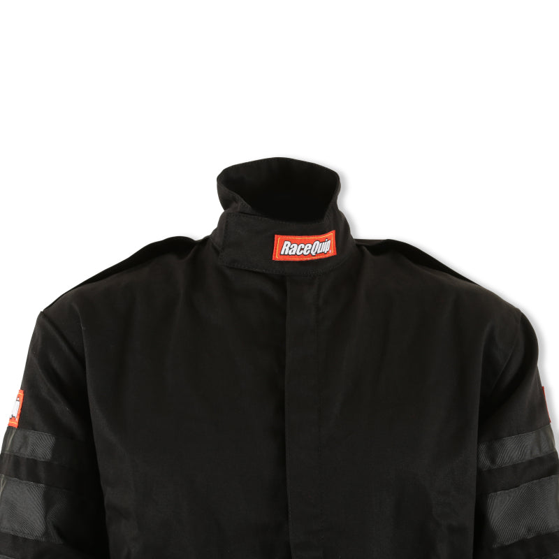 RaceQuip Black SFI-1 1-L Suit - Small - 110002RQP