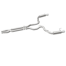 Load image into Gallery viewer, MagnaFlow Cat Back, SS, 3in, Competition, Dual Split Polished 4.5in Tips 2015 Ford Mustang GT V8 5.0 - 19101