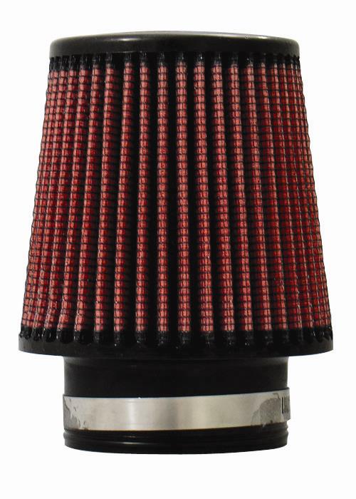 Injen High Performance Air Filter - 3.00 Black Filter 6 Base / 5 Tall / 4 Top - 45 Pleat - X-1017-BR
