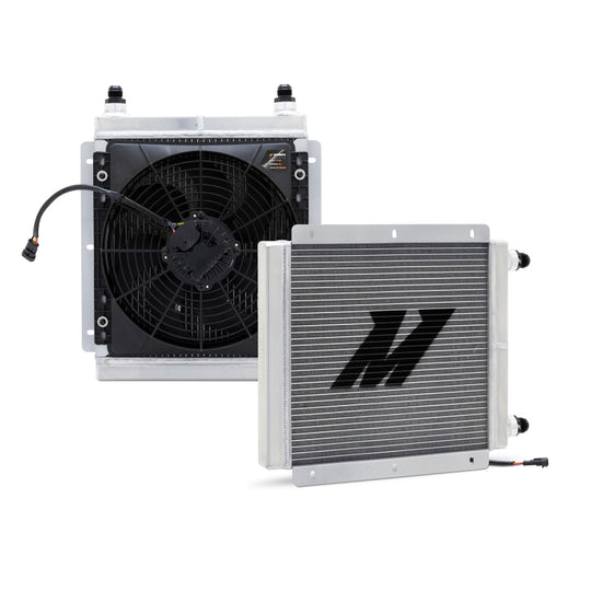 Mishimoto Universal Heat Exchanger Kit - With Integrated 1 x 12in Brushless Fan - MMHE-UNI-BRLS-K