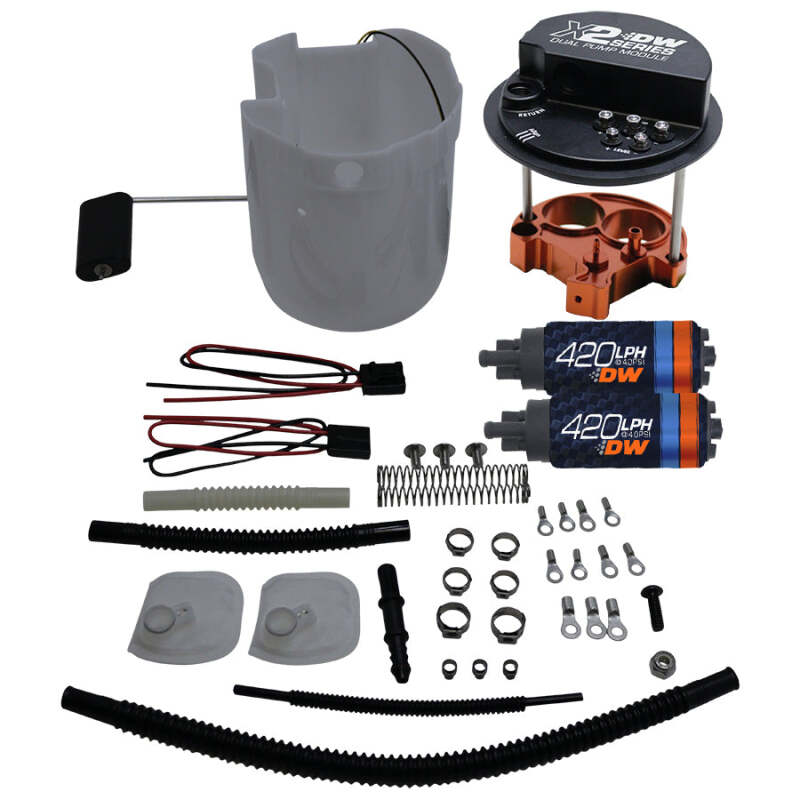 DeatschWerks X2 Pump Module w/ Dual DW420 for 2012-16 Scion FR-S 2012-20 Subaru BRZ - 9-421-7051