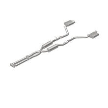 Load image into Gallery viewer, MagnaFlow Cat-Back SS 2.5in Dual Split Rear Exit (OEM Tips) 15-16 Dodge/Chrysler Charger/300 5.7L V8 - 19226