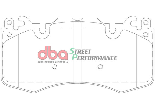 DBA 20-22 Land Rover Defender (w/380mm Front Rotor) Front SP Performance Brake Pads - DB2204SP