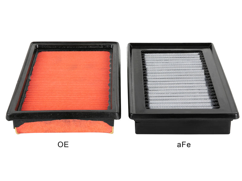 aFe Magnum FLOW Pro DRY S OE Replacement Filter (Pair) 14-19 Infiniti Q50 V6 3.5L/3.7L - 31-10273-MA