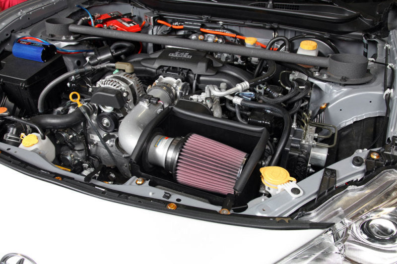 K&N 13 Subaru BRZ 2.0L / 13 Scion FR-S 2.0L Silver 69 Series Typhoon Intake - 69-8619TS