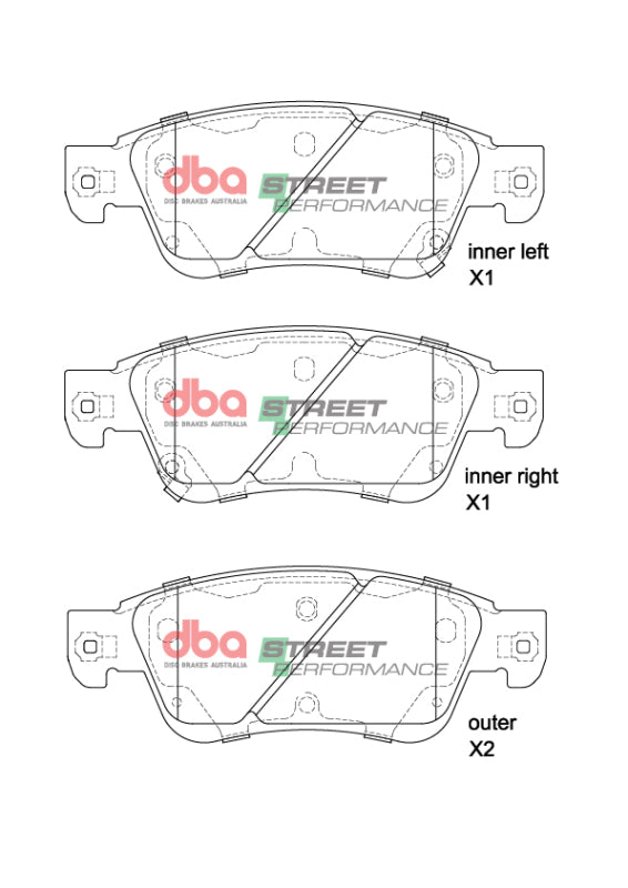 DBA 14-16 Infiniti Q60 S SP Performance Front Brake Pads - DB1698SP