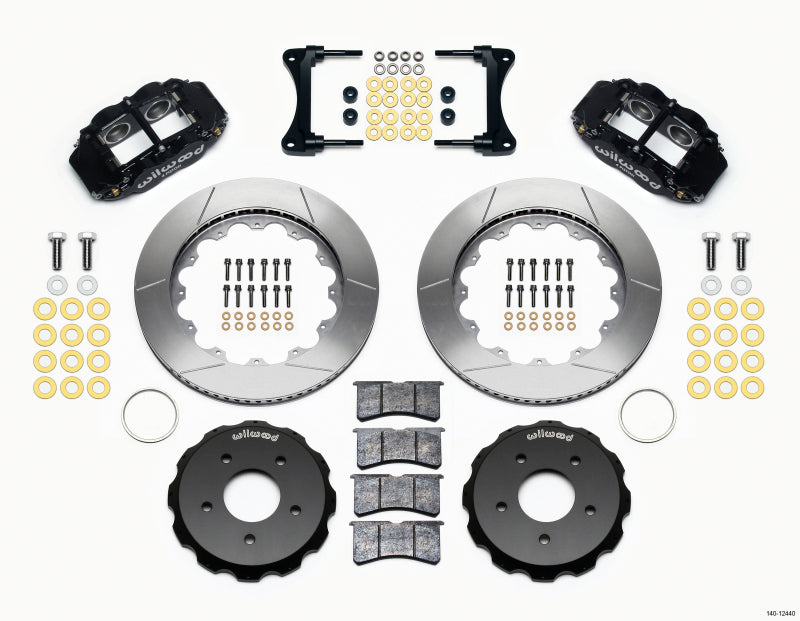 Wilwood Narrow Superlite 4R Front Hat Kit 14.00in 2007-Up Jeep Wrangler - 140-12440