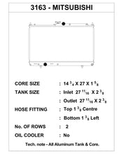 Load image into Gallery viewer, CSF 03-07 Mitsubishi Lancer Evo 7/8/9 Radiator - 3163