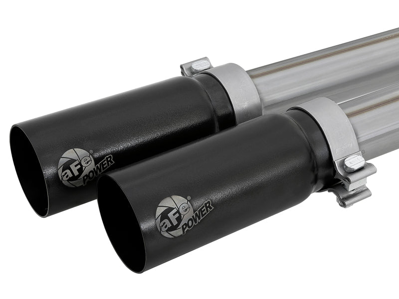 aFe Rebel Series 3in to 2.5in 409 SS Cat-Back Exhaust w/ Black Tips 09-18 GM Silverado/Sierra 5.4L - 49-44098-B
