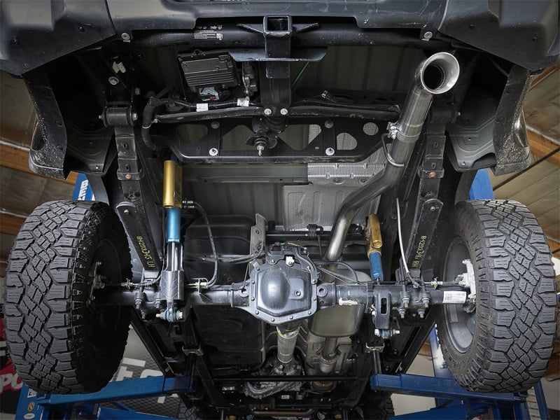 aFe MACH Force-Xp Hi-Tuck 3in. 409 SS C/B Exhaust 15-18 GM Colorado L4-2.5L/V6-3.6L - Polished Tip - 49-44099-P