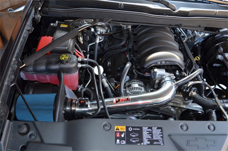 Injen 14-19 Chevy Silverado/GMC Sierra P/U 5.3L Polished Short Ram Intake w/ MR Tech & Heat Shield - PF7064P