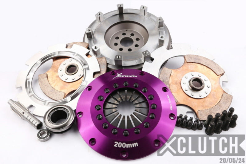 XClutch 01-03 BMW 325Ci Base 2.5L 8in Twin Solid Ceramic Clutch Kit - XKBM20530-2E