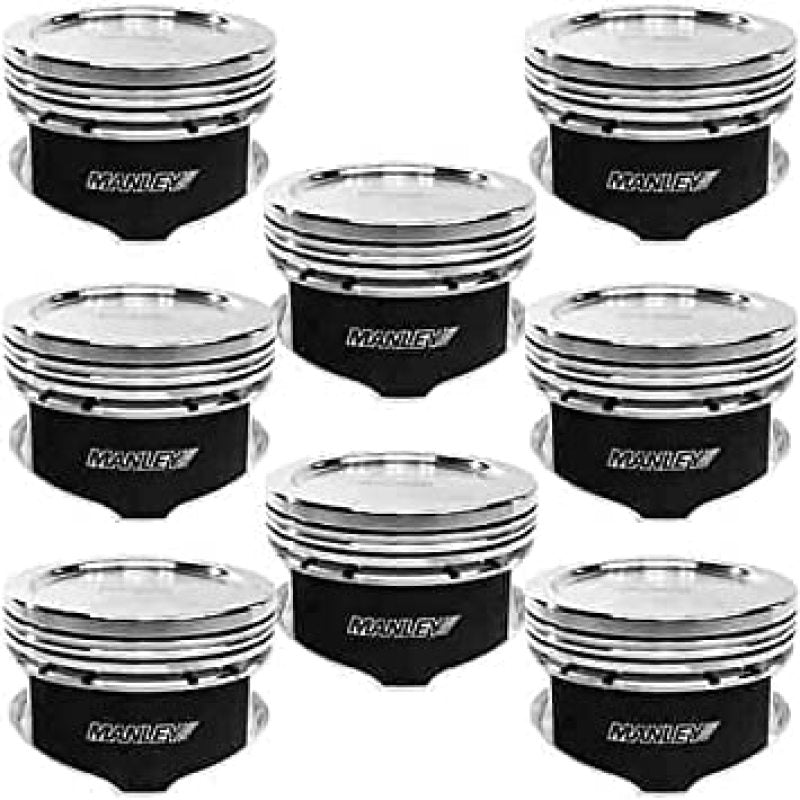 Manley Small Block Chevrolet LS Series -29cc Dish 4.075in Bore 4in Stroke Top Piston Set - 592875C-8