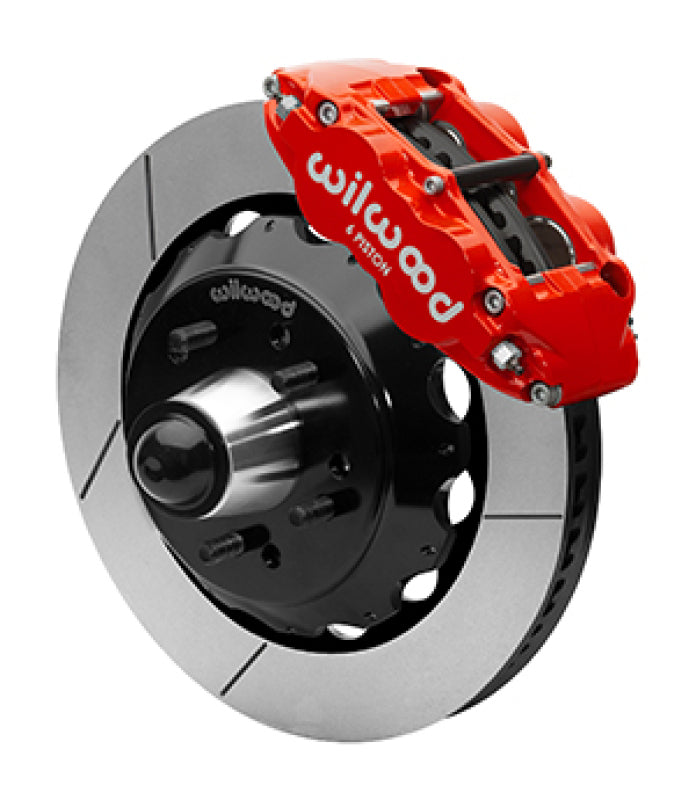 Wilwood 88-98 GMC Truck C1500/C2500 Narrow Superlight 6R Front Truck Kit 14.00in - Red - 140-15950-R