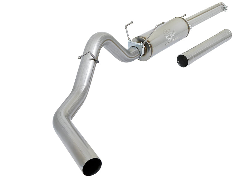 aFe LARGE Bore HD Exhausts Cat-Back SS-409 EXH CB Dodge Diesel Trucks 03-04 L6-5.9L (td) - 49-12005
