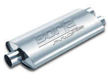 Load image into Gallery viewer, Borla Pro-XS 2.5in Tubing 19in x 4in x 9.5in Oval Center/Dual Muffler - 40348