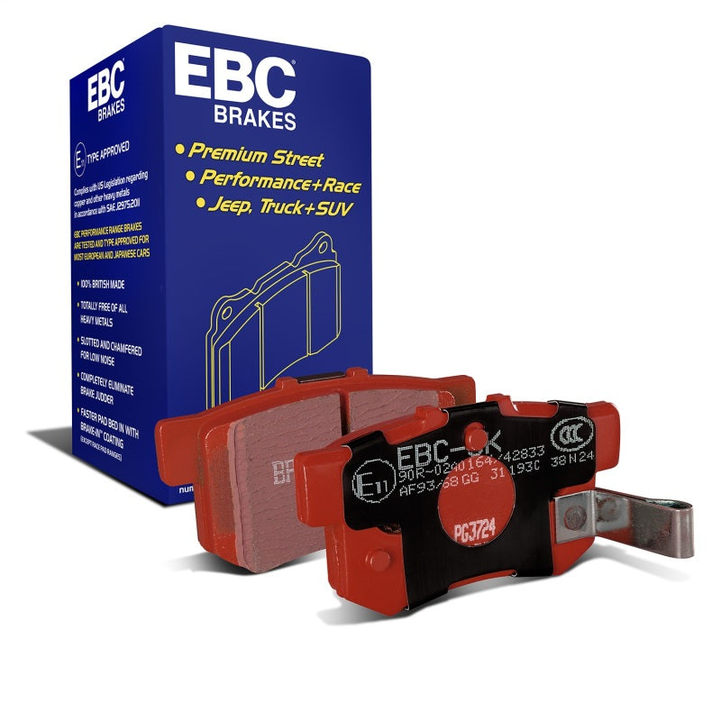 EBC 97 Acura CL 2.2 Redstuff Rear Brake Pads - DP31193C