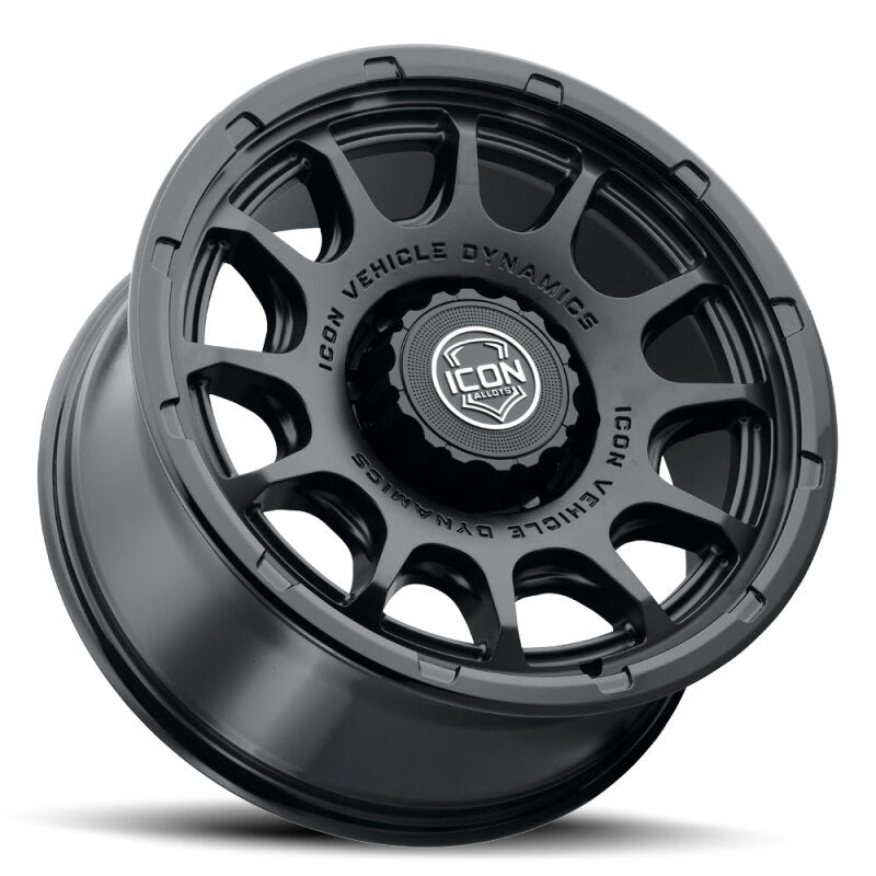 ICON Alloys Rancho 20x9 / 8x170 / 6mm / 5.25in BS DBL Black Wheel - 8420908152DB