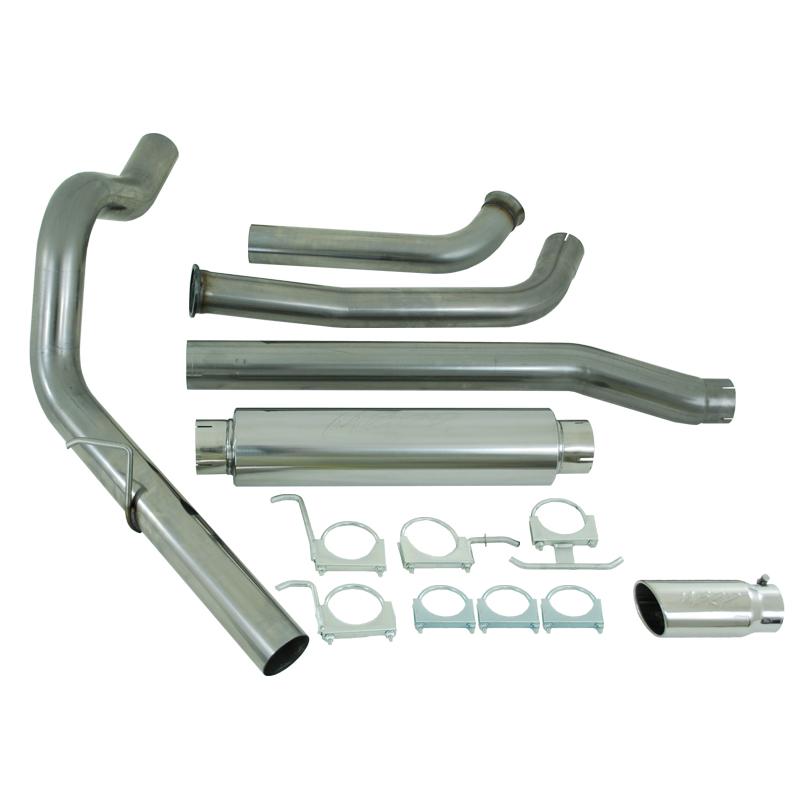 MBRP 2003-2007 Ford F-250/350 6.0L EC/CC Turbo Back Single Side (Stock Cat) - S6206409