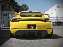 Load image into Gallery viewer, aFe MACHForce XP 2.25in-2.5in 304SS Exhaust Cat-Back Porsche 20-22 Cayman GT4(718) 4.0L - Black Tips - 49-36443-B