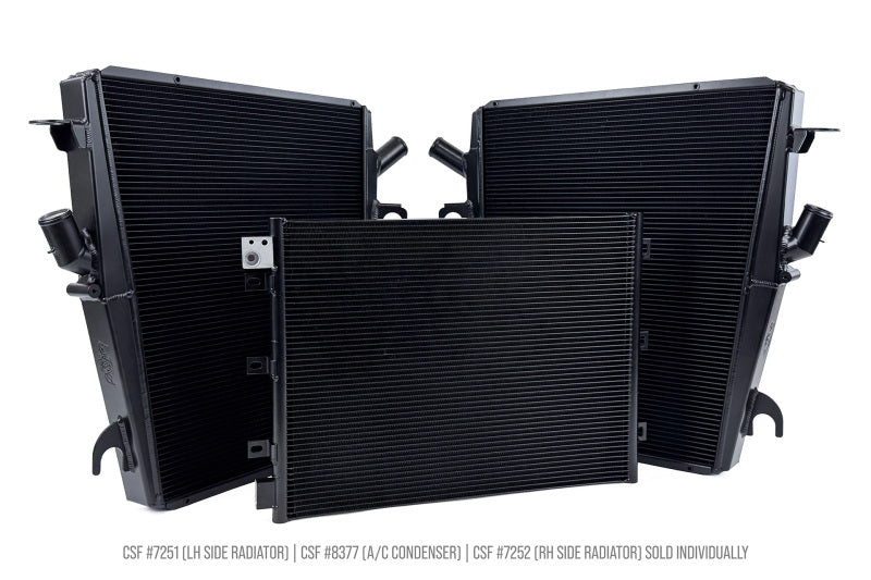 CSF 09-15 Ferrari 458 High Performance All Aluminum Radiator - Left - 7251