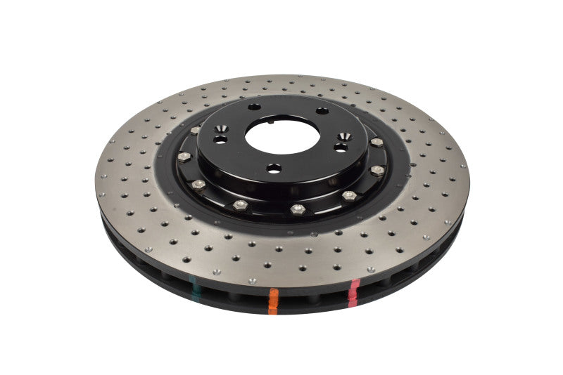 DBA 2018+ Hyundai I30 N Performance Front Cross Drilled/Dimpled 5000 Series Rotor - DBA53146BLKXD