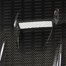 Load image into Gallery viewer, Seibon 08-09 Mitsubishi Lancer (CYA4/5A) DV Style Carbon Fiber Hood - HD0809MITLAN-DV