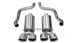 Corsa 2009-2013 Chevrolet Corvette C6 6.2L V8 Polished Xtreme Axle-Back Exhaust - 14470