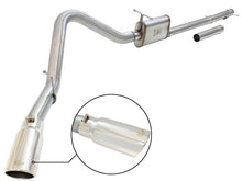 Load image into Gallery viewer, aFe MACHForce XP Exhaust 3in-3.5in SS Single Side Ext CB w/ Polish Tip 99-04 Ford F-250 V8 5.4L/6.8L - 49-43076-P