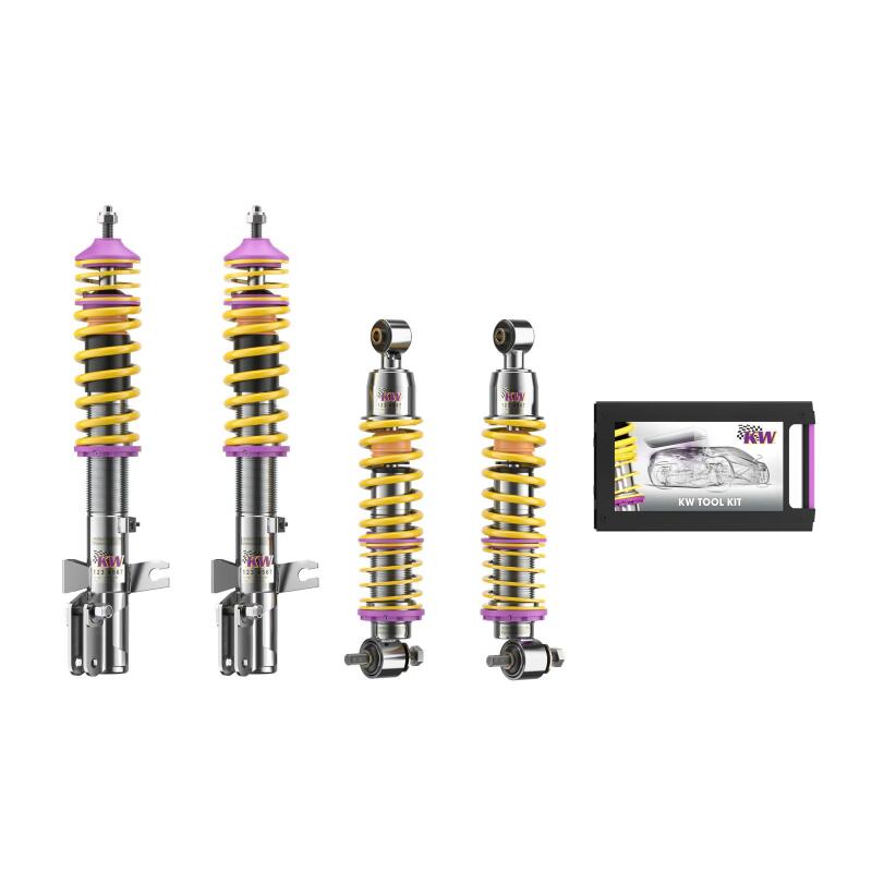 KW Coilover Kit V3 Porsche 944 incl. S/S2/Turbo; Coupe + Convertible - 35271010
