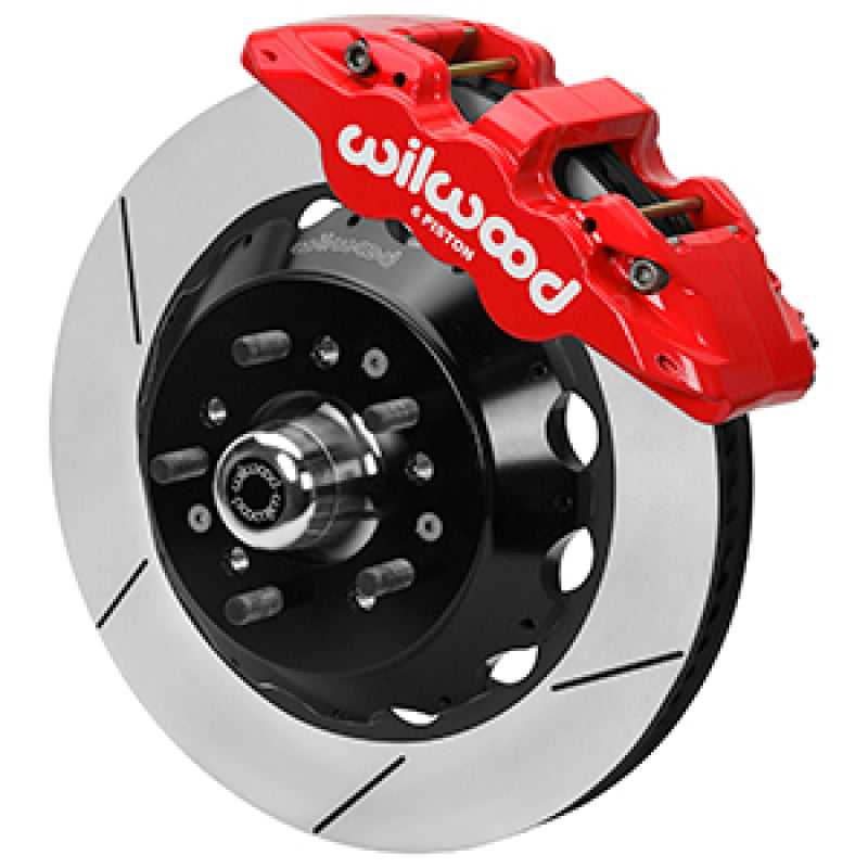 Wilwood 65-68 Chevrolet Impala W/ Drum Spindle Aerolite 6R - 14 in Vented GT Rotor Red - 140-17737-R