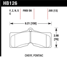 Load image into Gallery viewer, Hawk 78-82 Chevy Corvette HT-10 Performance Front Brake Pads - HB126S.505