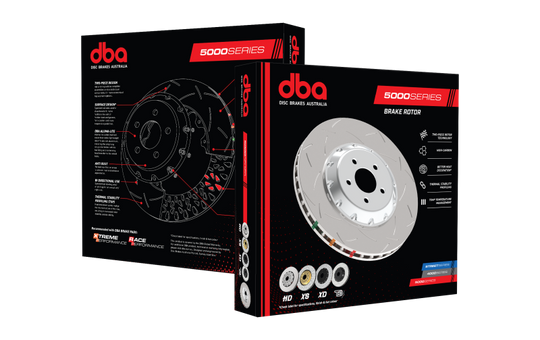 DBA 24-26 Ford Mustang Dark Horse (390mm Front Rotor) Front Slotted 5000 Series Ring - DBA53848.1S