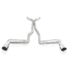 Load image into Gallery viewer, Stainless Works 10-15 Camaro 6.2L 3in Dual Chambered Catback System X-Pipe Factory Connect - CA11CB