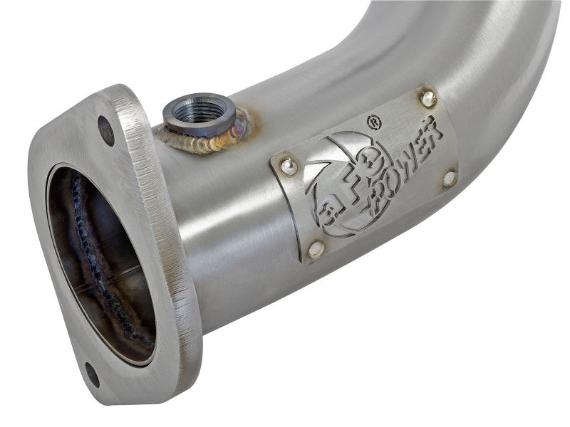 aFe Twisted Steel Down-Pipe Catted 13-16 Cadillac ATS L4-2.0L (t) - 48-34126-HC