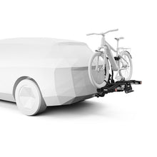 Load image into Gallery viewer, Thule EasyFold XT 2 - Fully Foldable Platform Hitch Bike Rack (Up to 2 Bikes) - Black/Silver - 903202