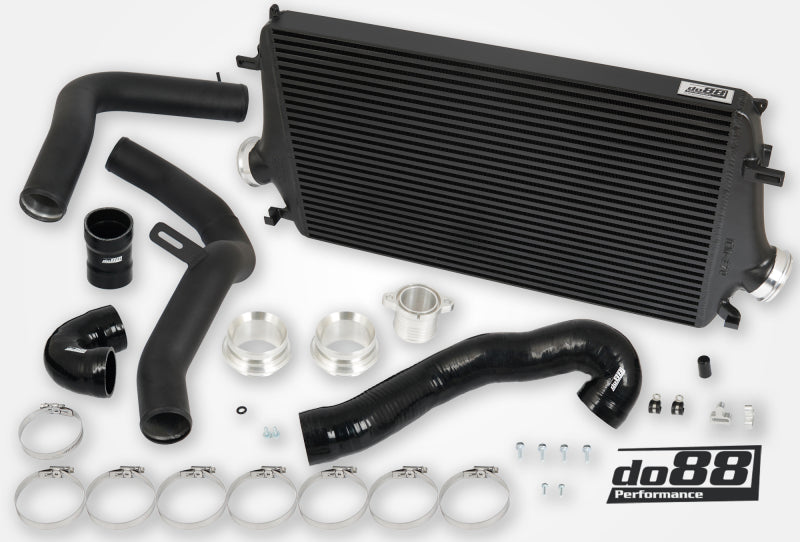 do88 10-11 SAAB NG 9-5 2.0T/Turbo4/Turbo4 BioPower BigPack Intercooler Kit w/Black Hoses - BIG-320-S