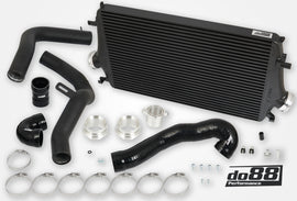 do88 10-11 SAAB NG 9-5 2.0T/Turbo4/Turbo4 BioPower BigPack Intercooler Kit w/Black Hoses - BIG-320-S