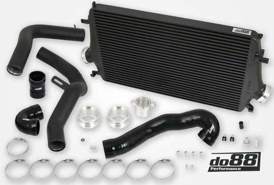 do88 10-11 SAAB NG 9-5 2.0T/Turbo4/Turbo4 BioPower BigPack Intercooler Kit w/Black Hoses - BIG-320-S