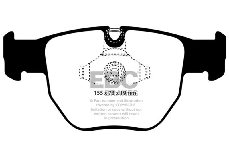 EBC 03-05 Land Rover Range Rover 4.4 Yellowstuff Front Brake Pads - DP41463R