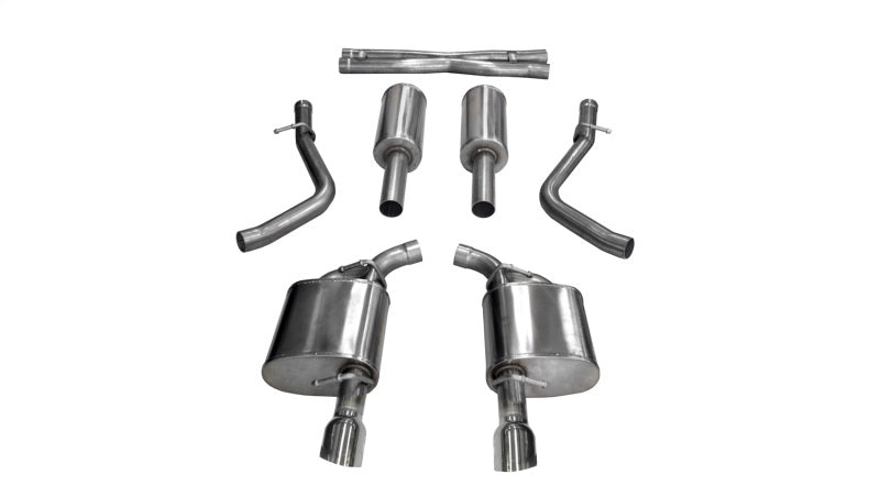 Corsa 2017-2020 Dodge Charger 5.7L V8 Xtreme Cat-Back Dual Rear Exit w/4.5in Polished Tips - 21004